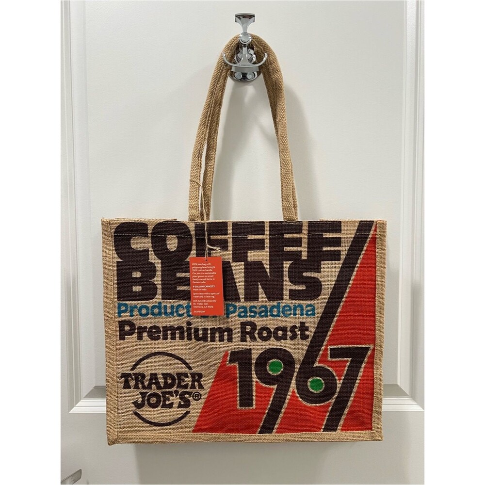 Trader Joe’s Jute Tote Bag NWT